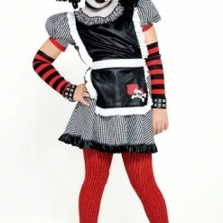 Gothic Rag Doll Child Costume Small