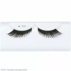 Black Feather Eyelashes With Case