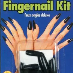 Deluxe Black Fingernail Kit