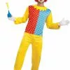 Retro Clown Adult Circus Costume