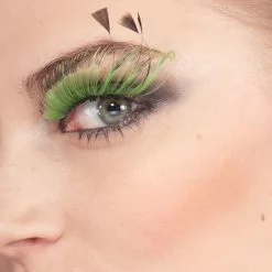 Green Eyelashes