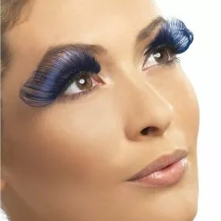 Very Long Blue Eyelashes