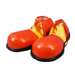 Red And Yellow Clown Shoes Circus Costume